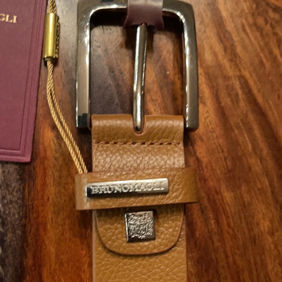 Brunomagli Cognac Men’s So Gorgeous Belt - Picture 4 of 8